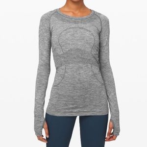 Lululemon Long Sleeve Grey Swiftly Tech 2.0